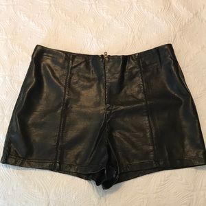 Like leather shorts